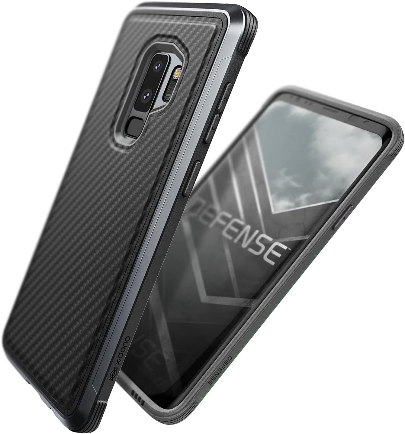 Flаѕh Dеаlѕ - 60% оƒƒ Raptic Lux, Samsung Galaxy S9 Plus (Formerly X-Doria Lux) - Military Grade Drop Tested, Anodized Aluminum, TPU, and Polycarbonate Protective Case, Samsung Galaxy S9 Plus, Black Carbon Fiber