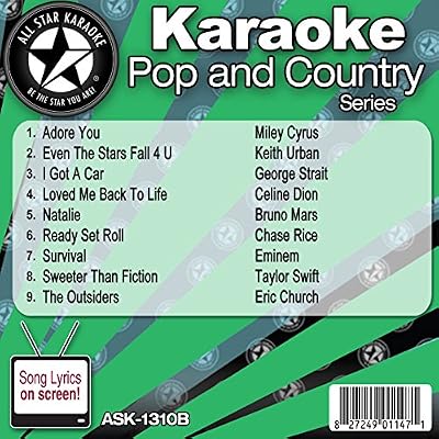 All Star Karaoke October 2013 Pop and Country Hits B