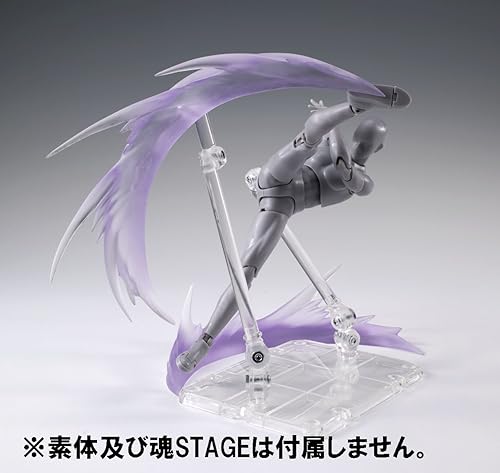 Miniatura 4 de Bandai Tamashii Nations Tamashii Effect Parts Wind Figura de acción (versión violeta)