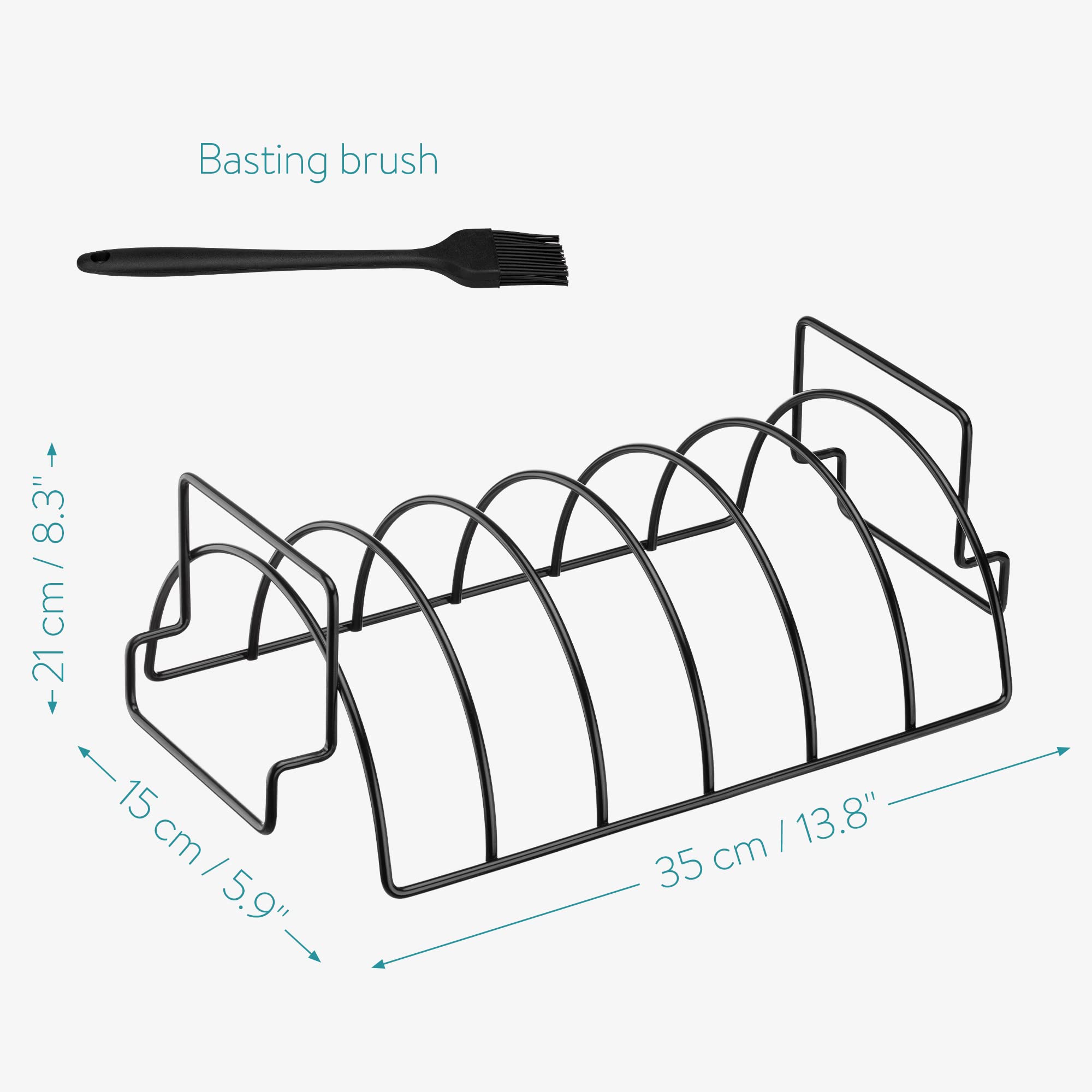 Rack De Moule à Grill, Supports De Côtes Réglables, Support De Dinde En