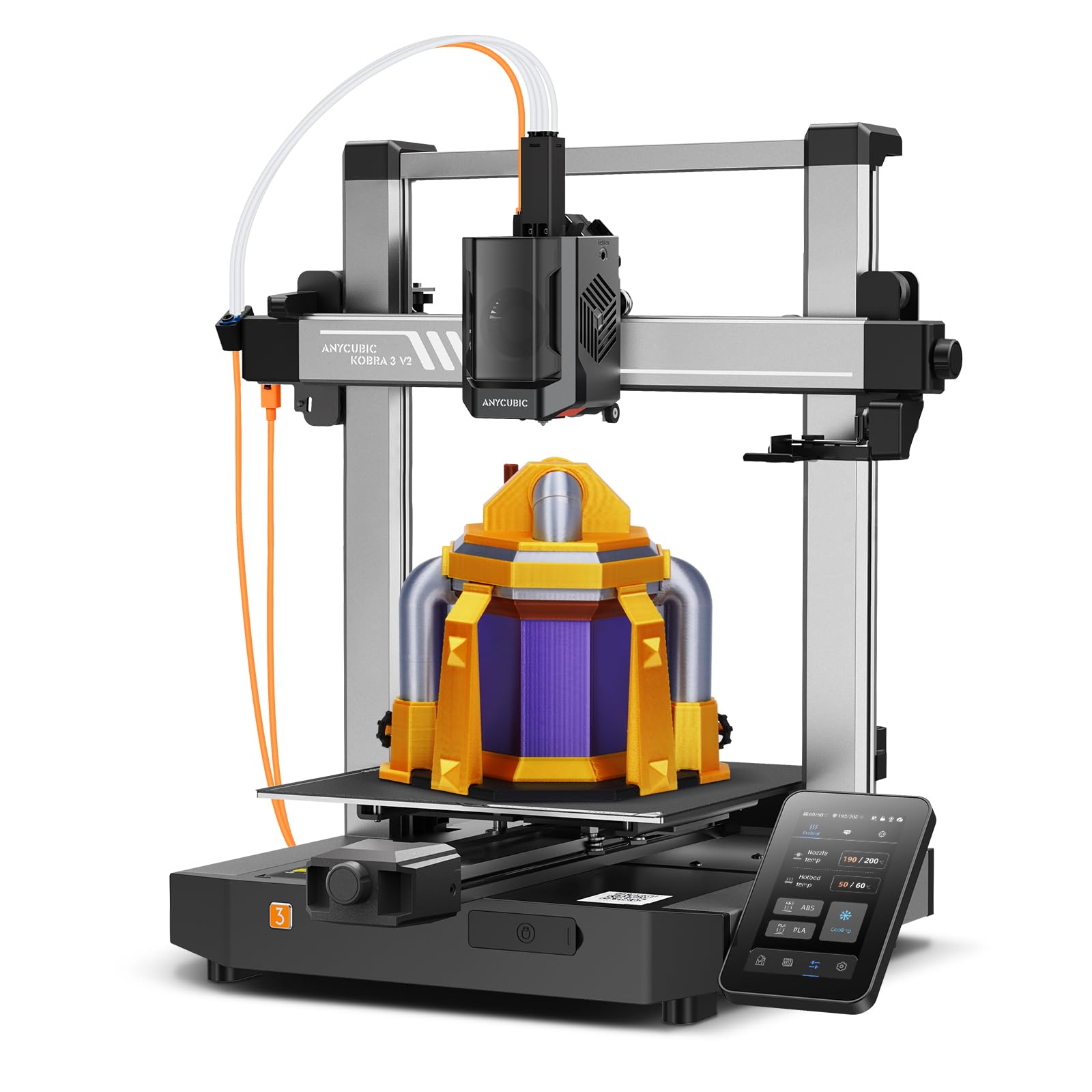 ANYCUBIC KOBRA 3 3Dプリンター 本体 Amazon | Anycubic 3dプリンター Kobra 3 v2、組立簡単モジュール設計
