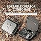 RIGINADO Osmo Pocket 3 Tasche, Tragbarer Aufbewahrungs Koffer aus PU, Carrying Case kompakte Reiseschutz Tasche für DJI Osmo Pocket 3 Creator Combo Zubehör
