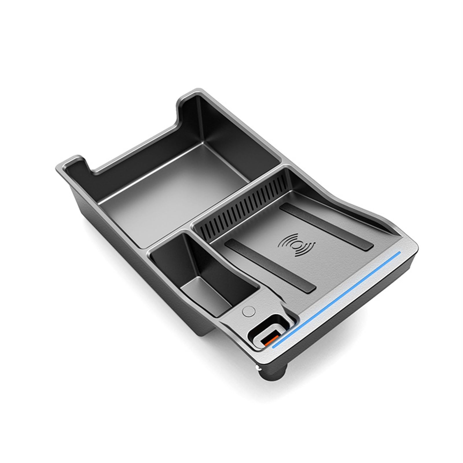 Chargeur de téléphone sans fil QI for voiture 15 W, for étui