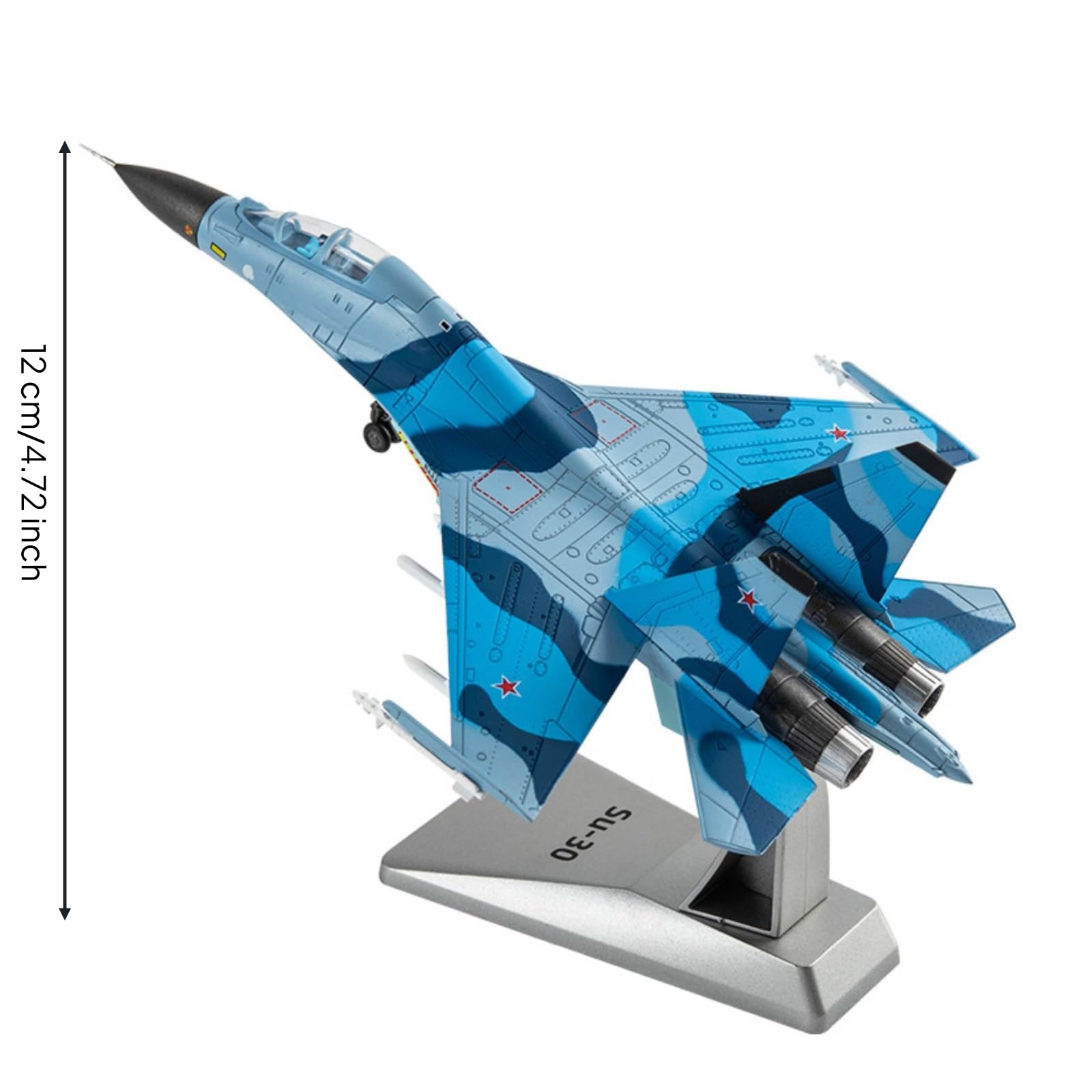 Modellino -30MKK Realistico Riproduzione Modellino di Aereo-30 Decorativo Aereo in Miniatura con per Collezionisti, Vetrina, Scrivania