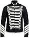 Produktbild Pamposh Steampunk Husar Jacke - Emo Punk Military Schlagzeuger Parade Jacke Herren - Napoleon Gothic Kleidung - Marching Band Jacke