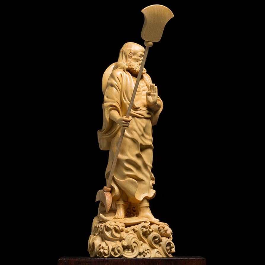 木彫 天然木 『達磨像』 ダルマ 江戸期頃 仏像 仏教美術