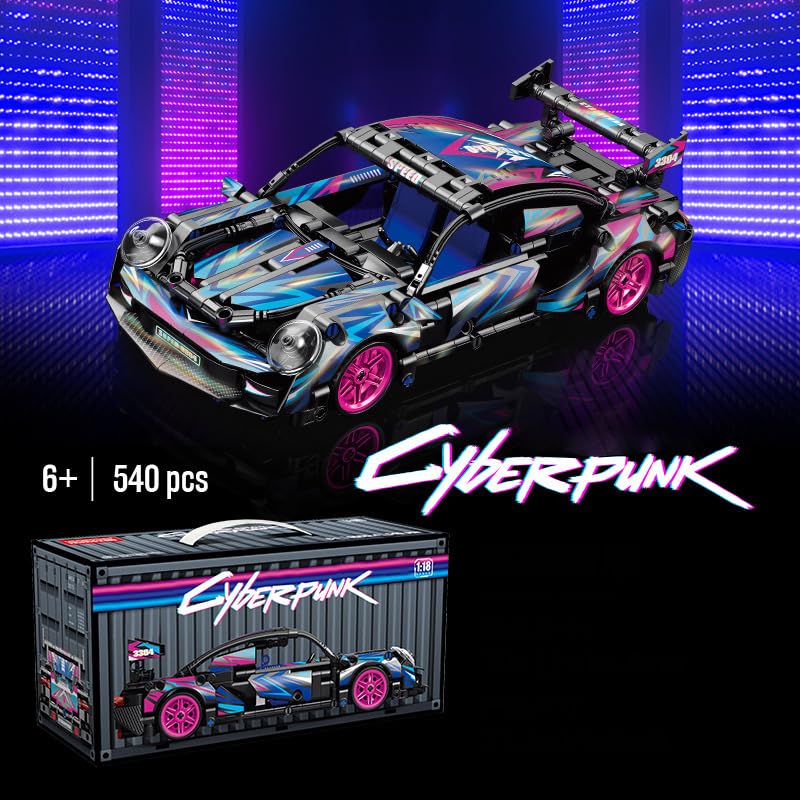 KeKeDuo Racing Car Model Building Set, 540Pcs Supercar Model Engineering Toy - Image 2