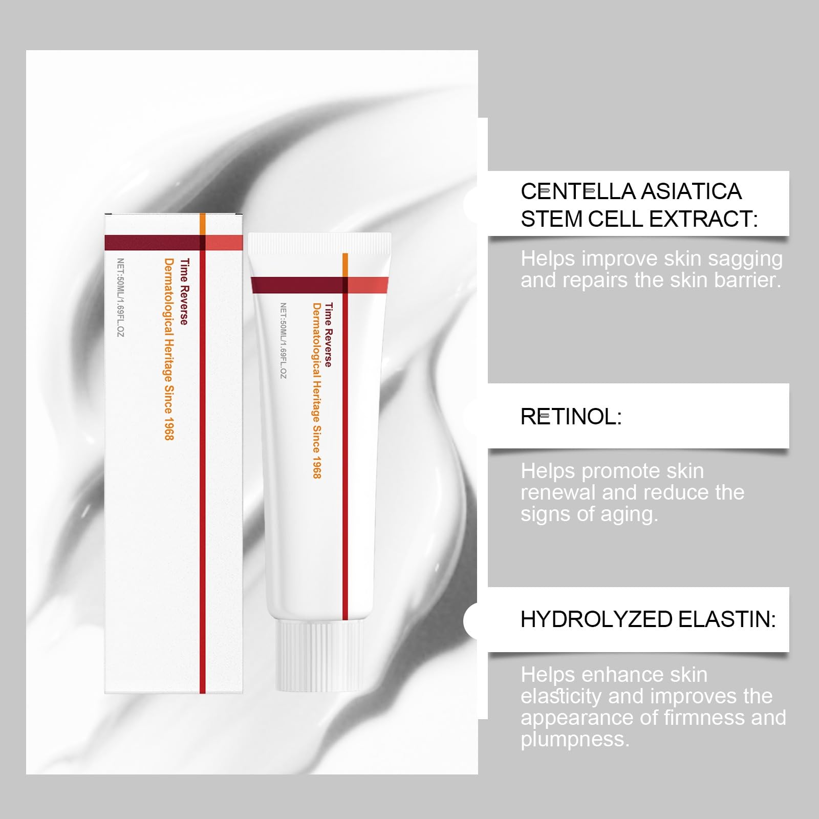 KoraGlow Cica Glow Cream, Crema viso alla Centella Asiatica, Retinolo, Collagene e Acido Ialuronico – Anti-età e Luminosità (2 PCS)