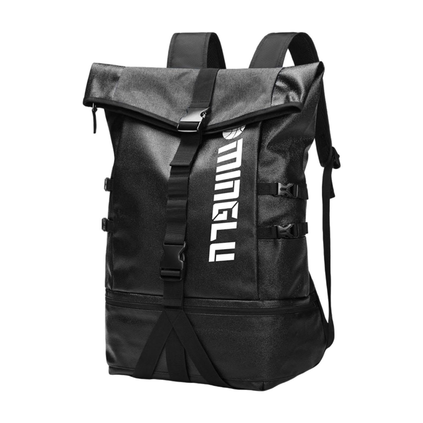 Wasserabweisender Volleyball Rucksack mit komfortablen Tragegurten und viel Platz für Sportausrüstung und Zubehör. Basketball Rucksack mit Ballfach für Herren.