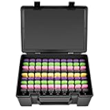 Flash Drive Case USB Memory Stick SD Card Storage Organizer- Holds 134pcs Thumb Drive Electronic Accessories Holder for Sandisk/for Samsung/for Inland/for PNY/for Netac (Black)