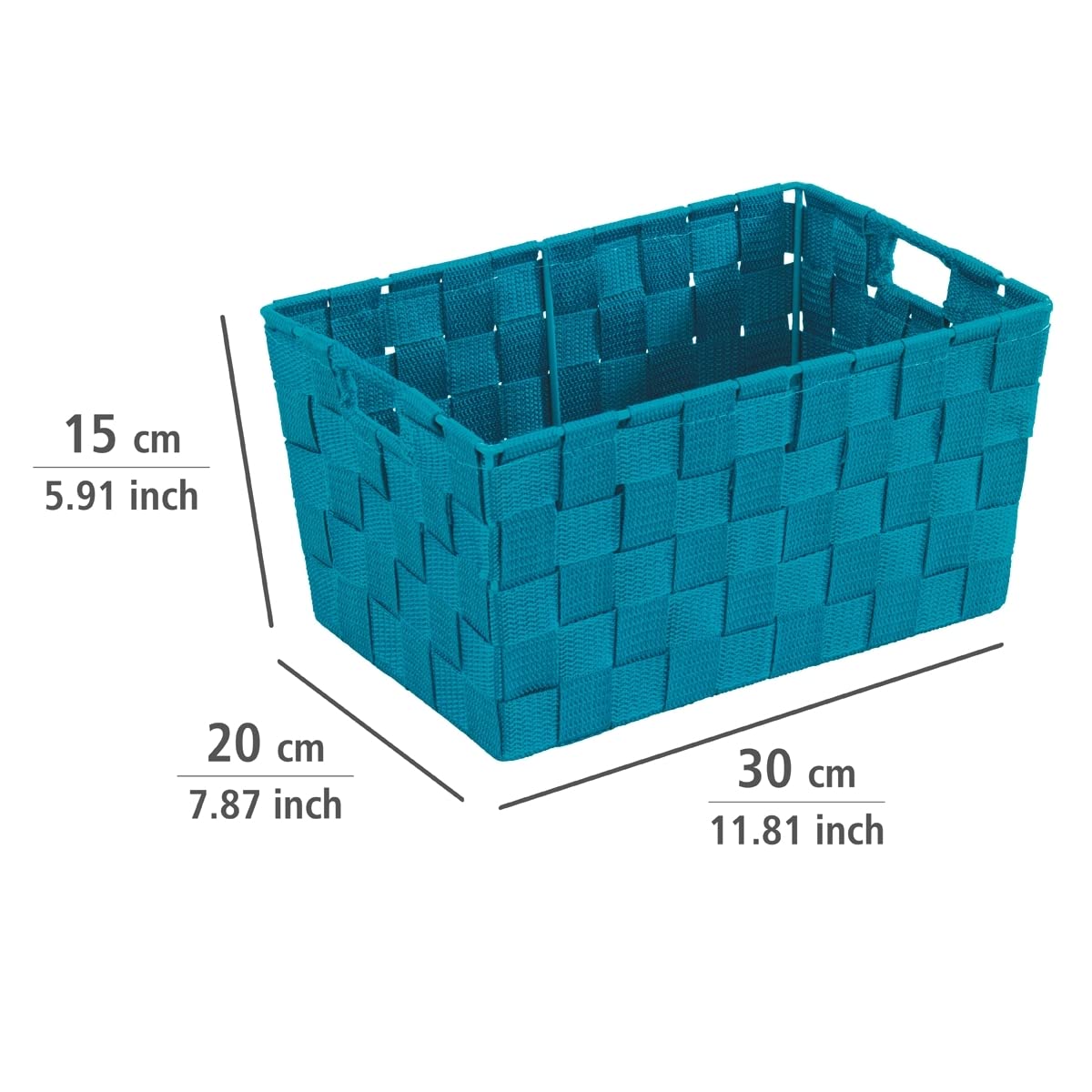 Cestino Adria S Grigio Capacità: 6.24 L, Polipropilene, 30 X 15 X - 5
