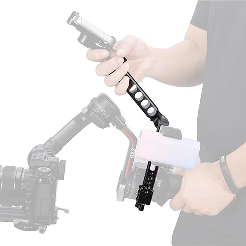 Miniatura 9 de NICEYRIG Mango ajustable para DJI RS 4/4 Pro, RS 3 Mini, RS 3/3 Pro, RS 2/RSC 2, soporte de disparo estabilizador de cámara con abrazadera de