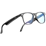 AI Smart Glasses, Bluetooth Glasses with 164 Translation, Anti-Blue Light Glasses for Men Women, 7 Day Ultra-Long Standby, UV Protection, Waterproof, Wireless Music & Calls, Voice Control Glasses