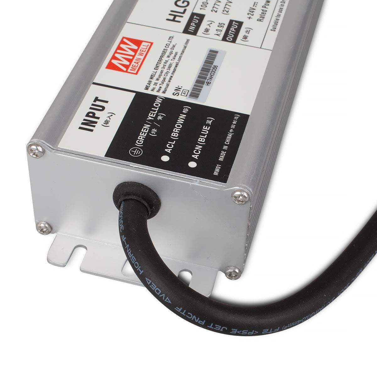 LED Netzteil Trafo Mean Well HLG-240H-24 SNT 24V/DC/0-10A/ 240W IP67 Transformator für LED Beleuchtung