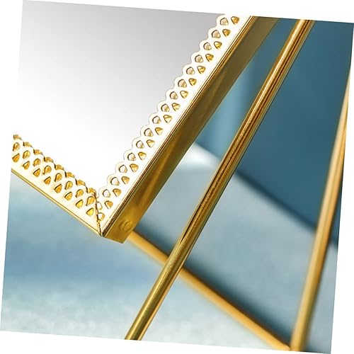 Miniatura 7 de Angoily 2 Pcs Table Makeup Mirror Desktop Makeup Mirror Makeup Vanity Mirror Espejos para Maquillaje Beauty Mirror Desk Magnifying Mirror Mirrors