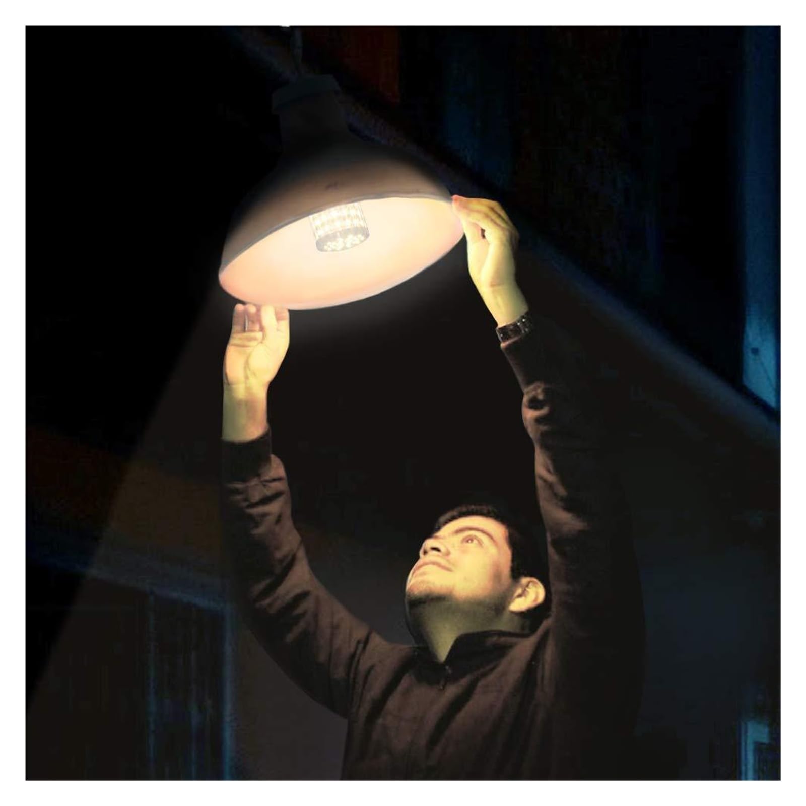 Bombilla LED tipo maíz con 336 cuentas de lámpara, 120 W, luz LED de alta potencia, 120 W, E40, 3000-6000 K, bombilla LED con ventilador Para iluminación comercial e industrial(Natural White 4000K)