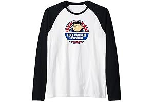 Lucy Van Pelt for President Raglan Baseball Tee