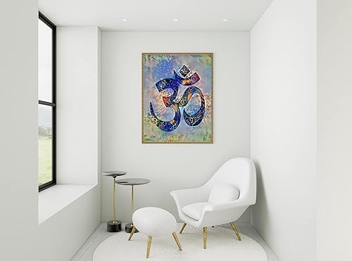 Miniatura 4 de AUM Wall Art, OM Home Decor, zen art, Yoga Decor Yoga art print, Spiritual Art Wall Decor, Meditation Yoga Decor,Yoga gifts