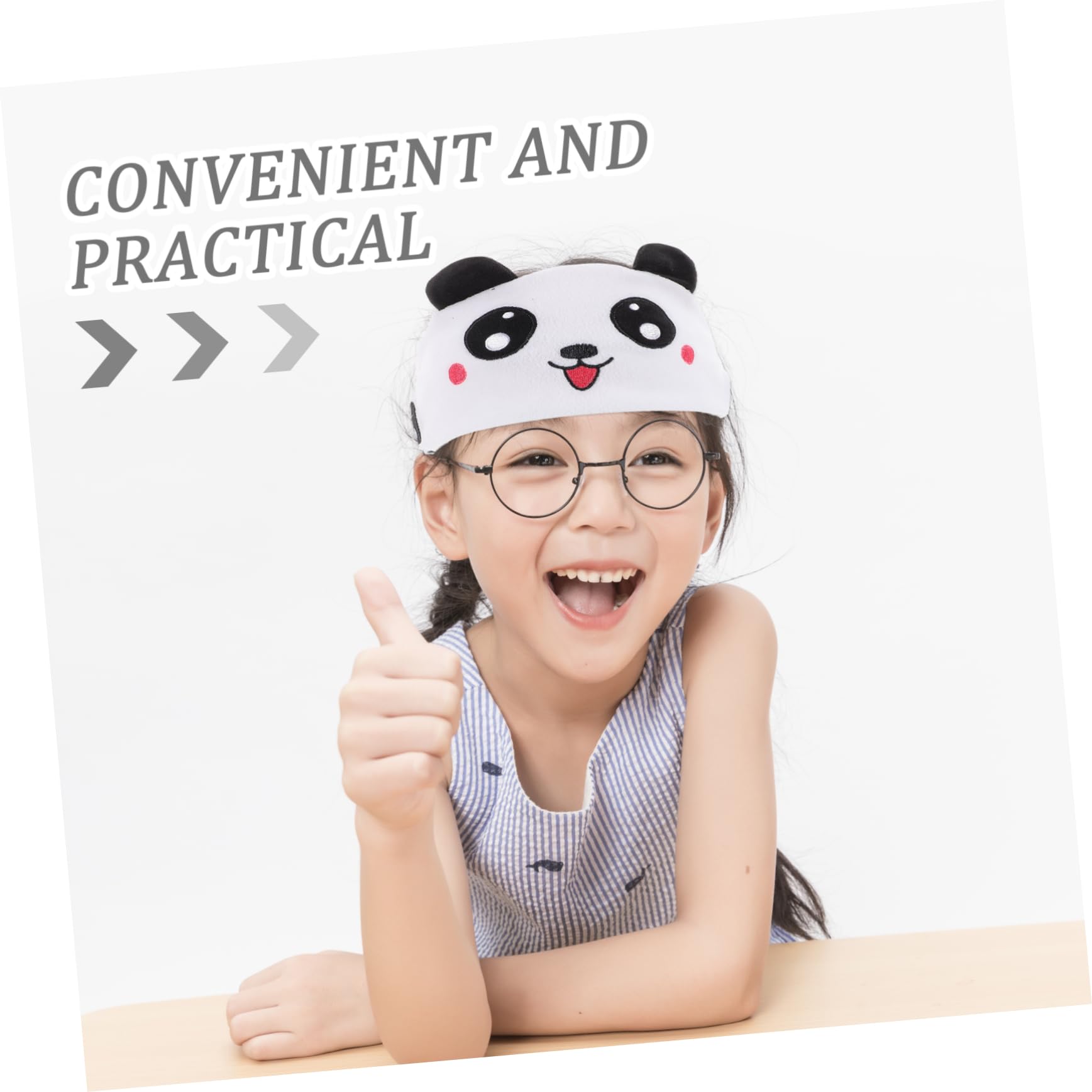SHINEOFI Auriculares de Diadema para Niños con Control de Volumen Seguro, Diseño de Panda Suave y Cómodo, Tecnología Inalámbrica 5.0, Auriculares Supraaurales para Dormir y Relajación