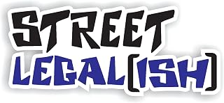 Street Legal ish Blue Black White Full Color Decal Sticker JDM Car Turbo Diesel Truck 6.6L 6.7L 5.0l Race JL
