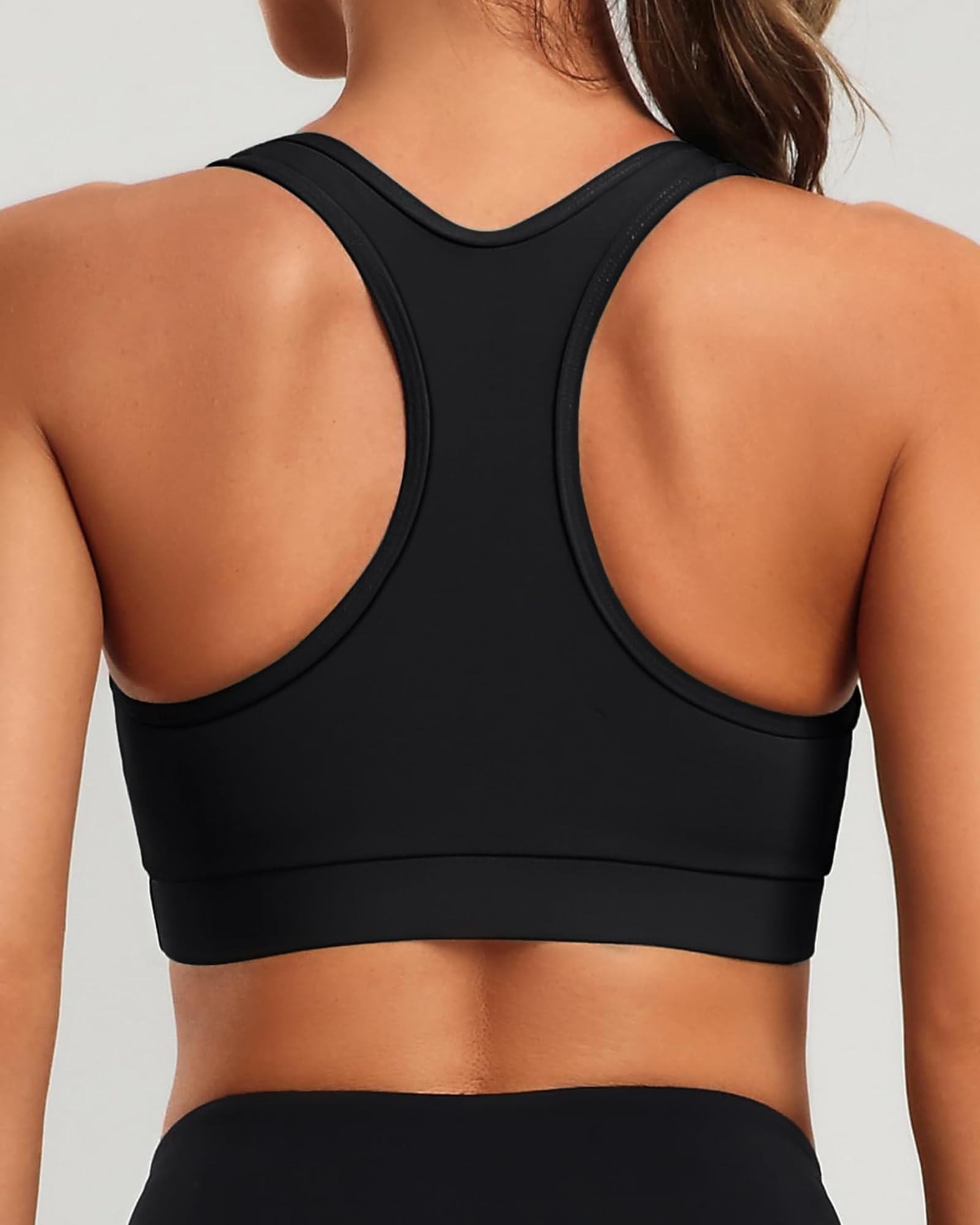 Arogone - Canotta da donna sexy con scollo a V in pizzo, senza maniche - - M