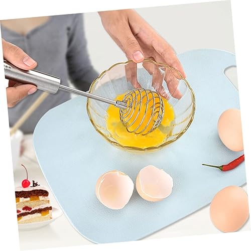 Miniatura 2 de Batidor de metal para remover huevos, batidor de salsa, batidoras de mano, mezclador de masa, herramienta de mano de acero inoxidable, batidor de