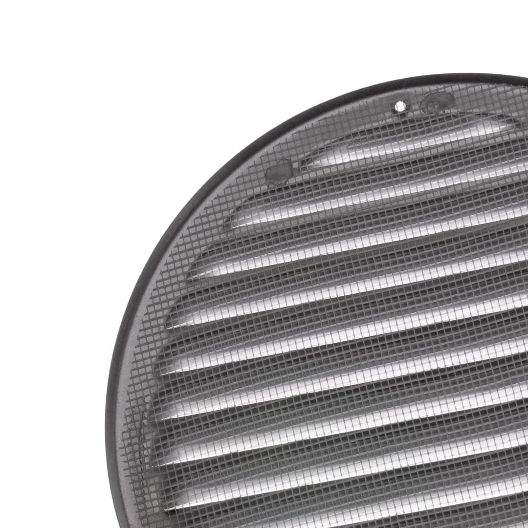Aexit Edelstahl Lüftungsgitter 15mm Rund - 8er Set Für Türen & Möbel