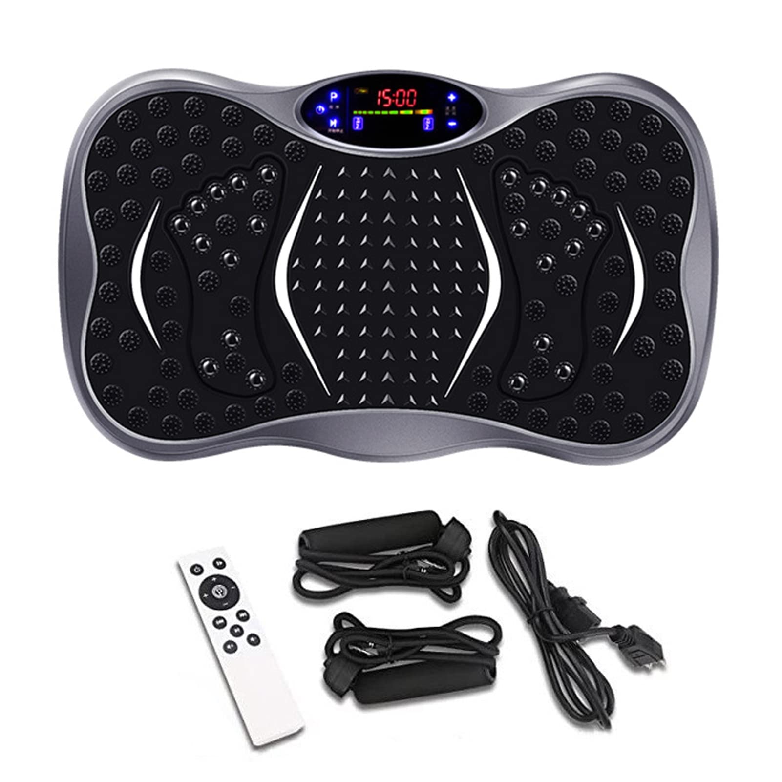 Vibration Plate Exercise Machine 99 Intensity Levels Home Vibration Fitness Trainers - Whole Body Workout Fitness Vibration Platform