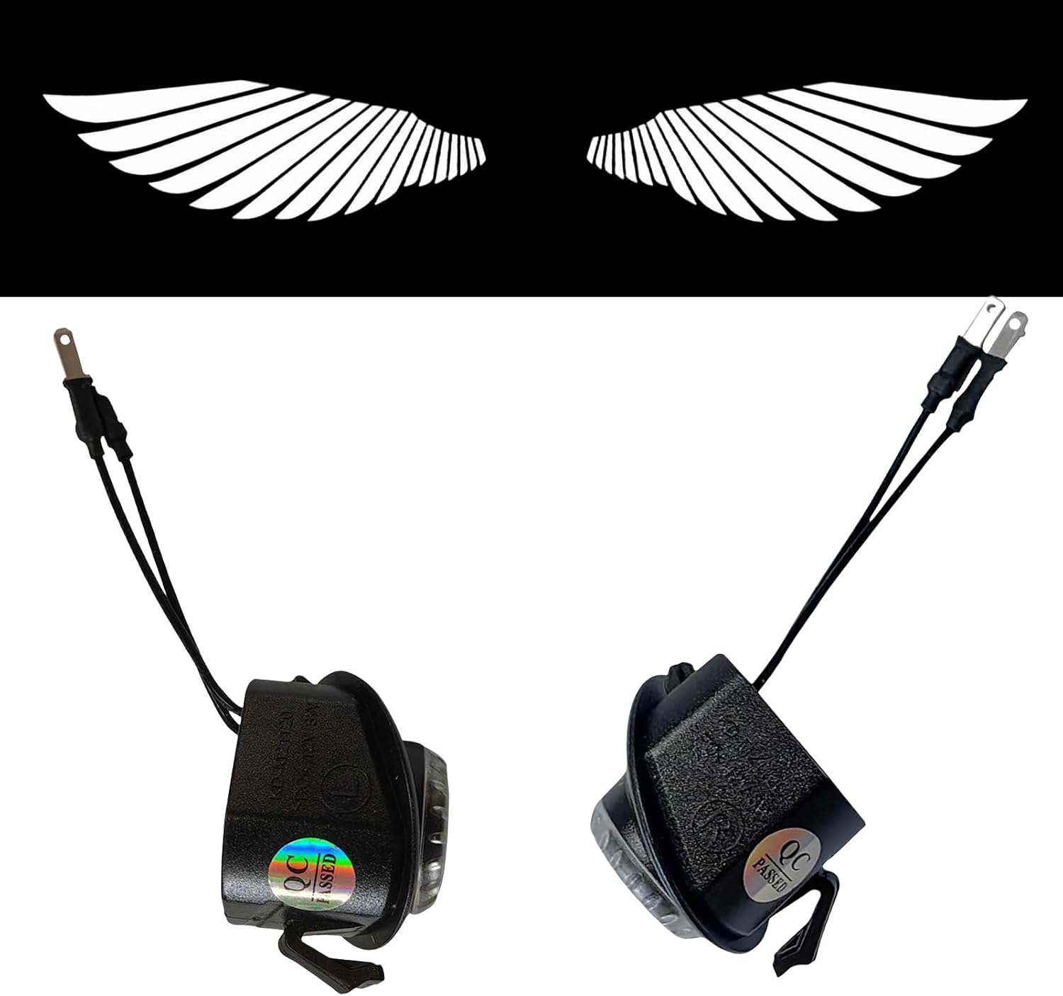 2Pcs Side Mirror Logo LED Welcome Lights Puddle Lamp Projector Door Light Floor Light Accessories for Silverado 1500/2500HD/3500HD,Suburban,Tahoe,Sierra 1500/2500HD/3500HD,Yukon &Yukon XL