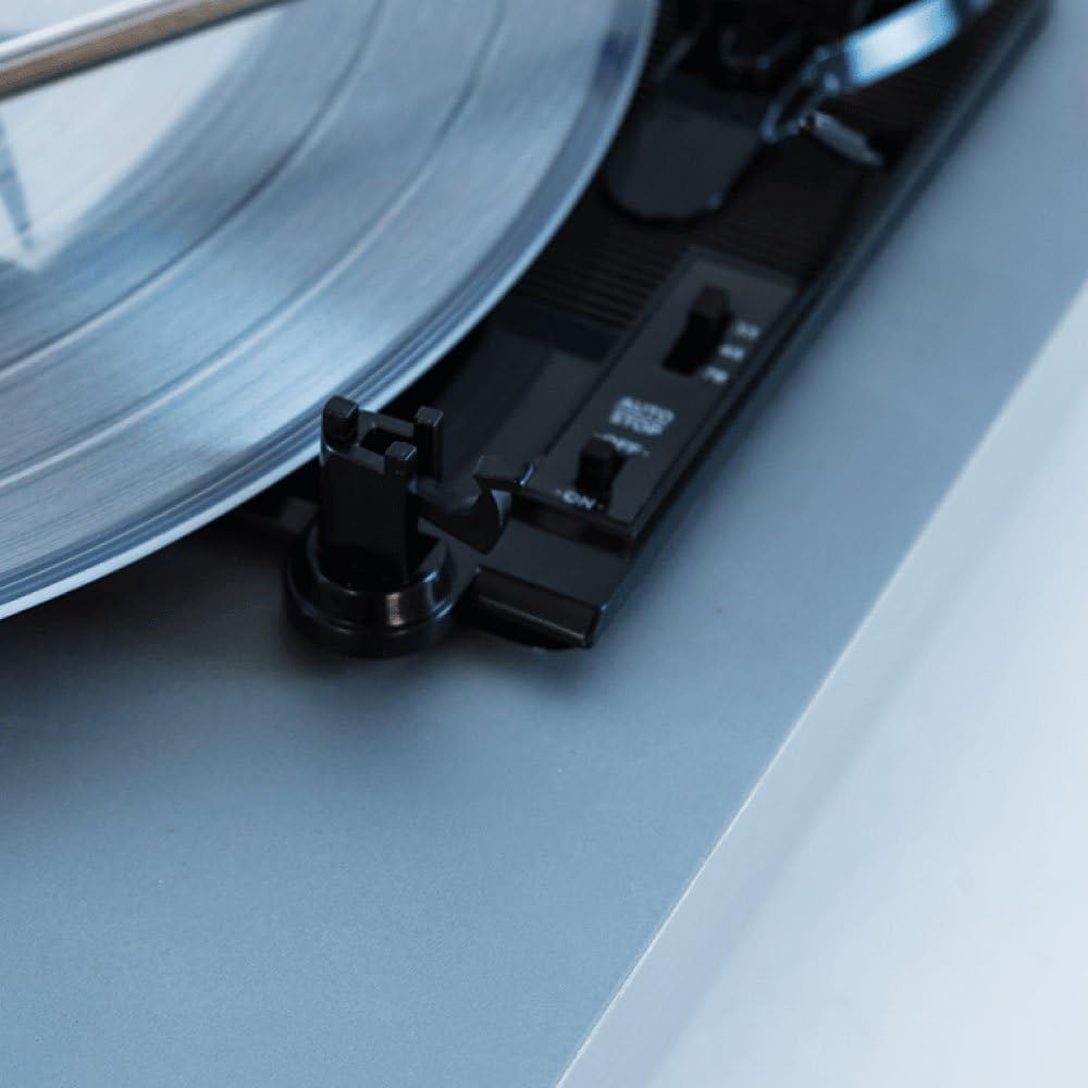 Close-up of Altec Lansing ALT-500 Turntable platter and controls
