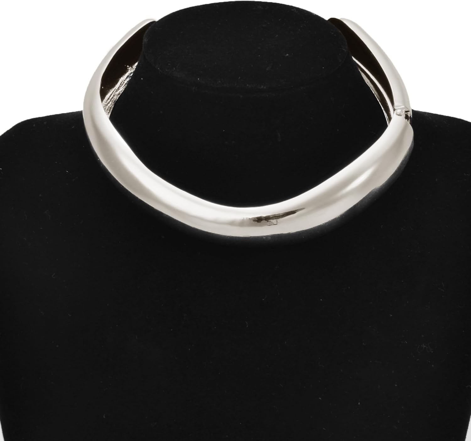 Jerollin Gold/Silver Choker Collar Necklaces for Women, Stainless Steel Gold Statement Necklace Open Choker Bib Necklace African Jewelry Necklace - Image 3