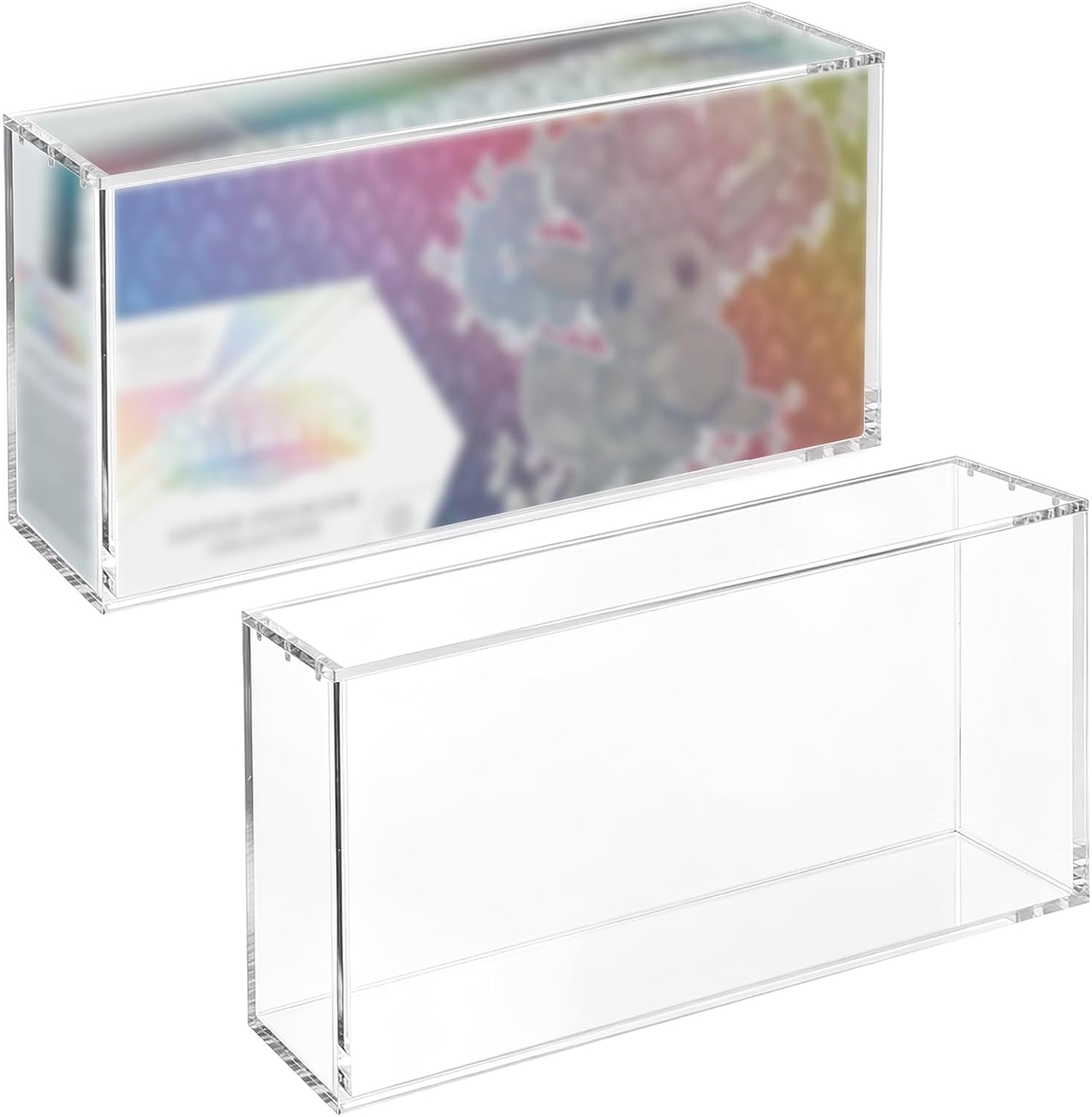 Acrylic Display Case fit for SPC, 8+5mm Thick with Magnetic Lid