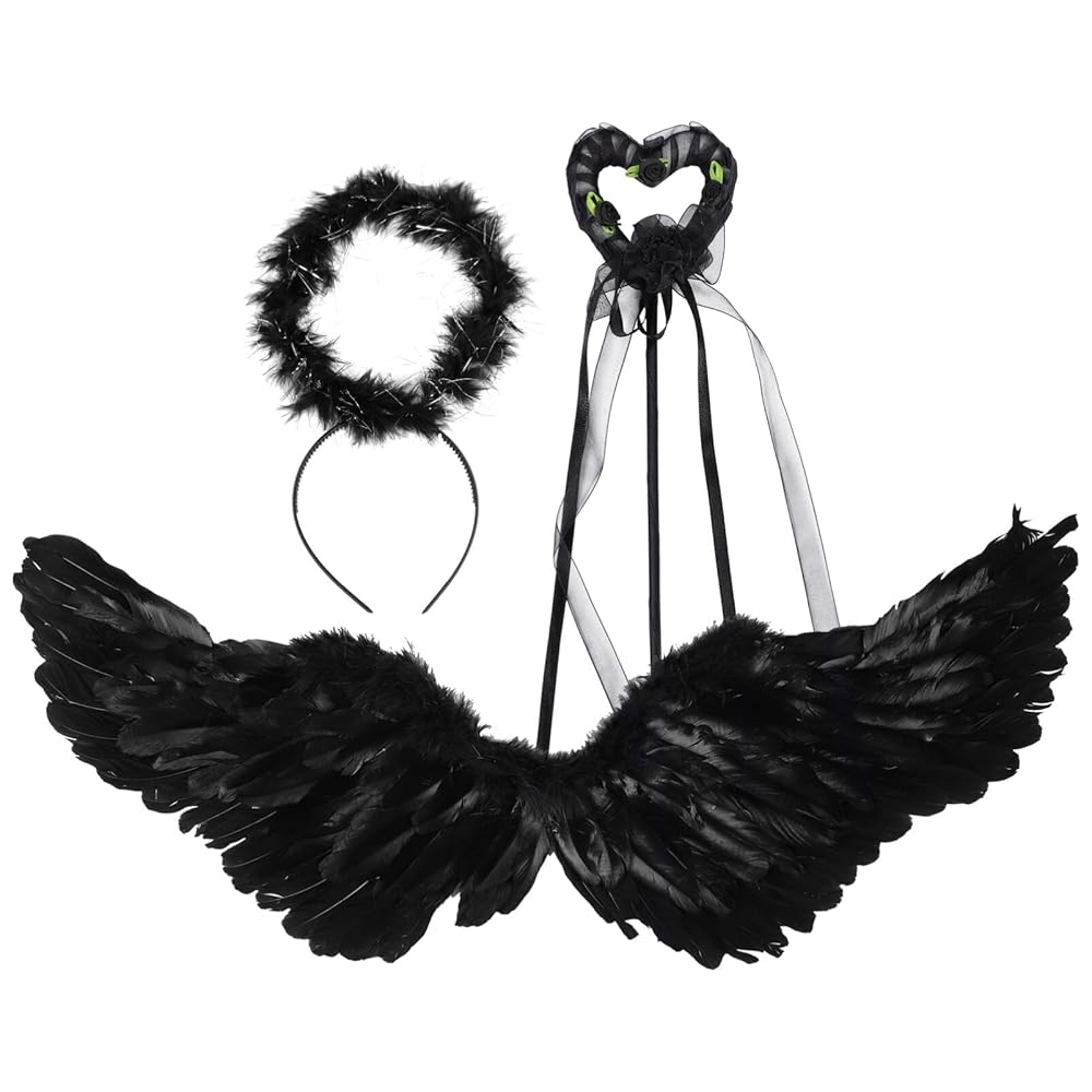 ハロウィンコスプレ 悪魔 デビル 悪魔の羽 カチューシャ セット Sサイズ Amazon | [NOLITOY] 小悪魔 ハロウィン コスプレ衣装 3点セット