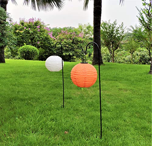 image for ExcMark Shepherd Hook 32 inch Use at Weddings, Hanging Solar Lights, L