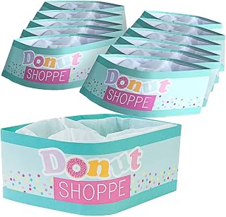 Donut Party Hats for Kids - Set of 12 | Donut Shoppe Paper Hats, Party Accessories and Supplies