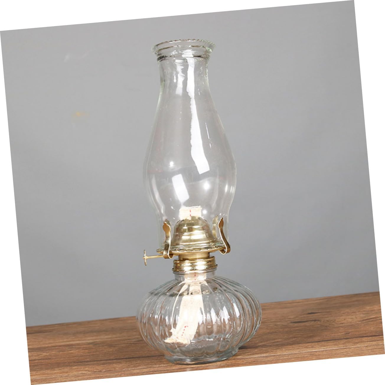 PRETYZOOM Kerosene Lamp Burner and Wick Vintage Metal Oil Lamp Burner with Replacement Wick Construction