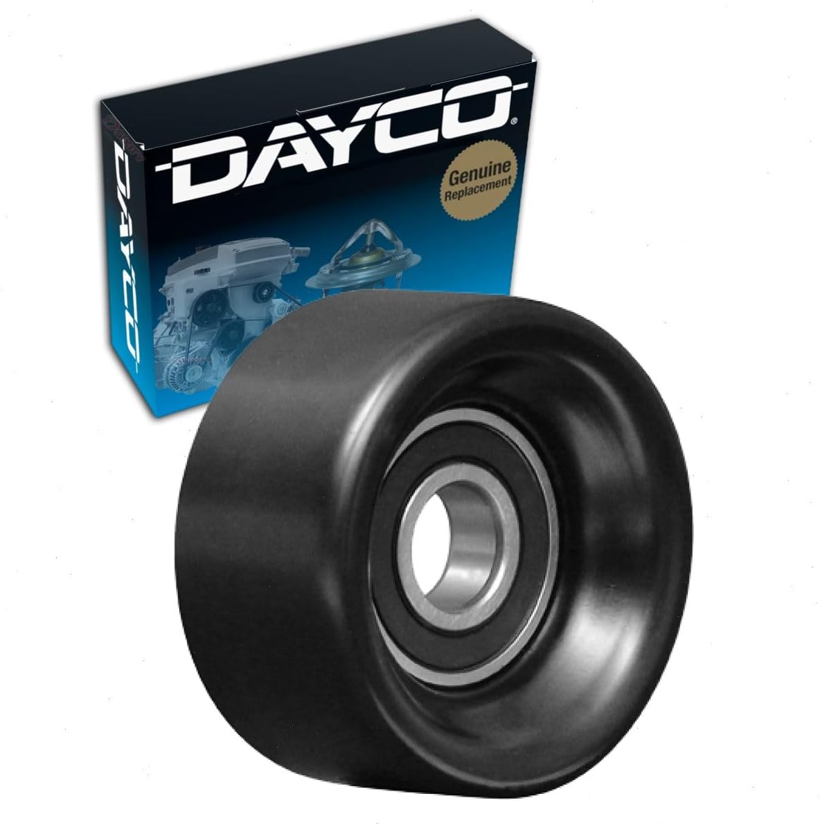 Dayco Drive Belt Tensioner Pulley compatible with Toyota Tacoma 2.7L L4 2009-2013