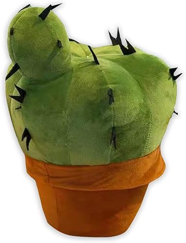 Peluche de cactus de 11.8 pulgadas, juguete de peluche para niños, decoración de almohada de maceta de abrazo