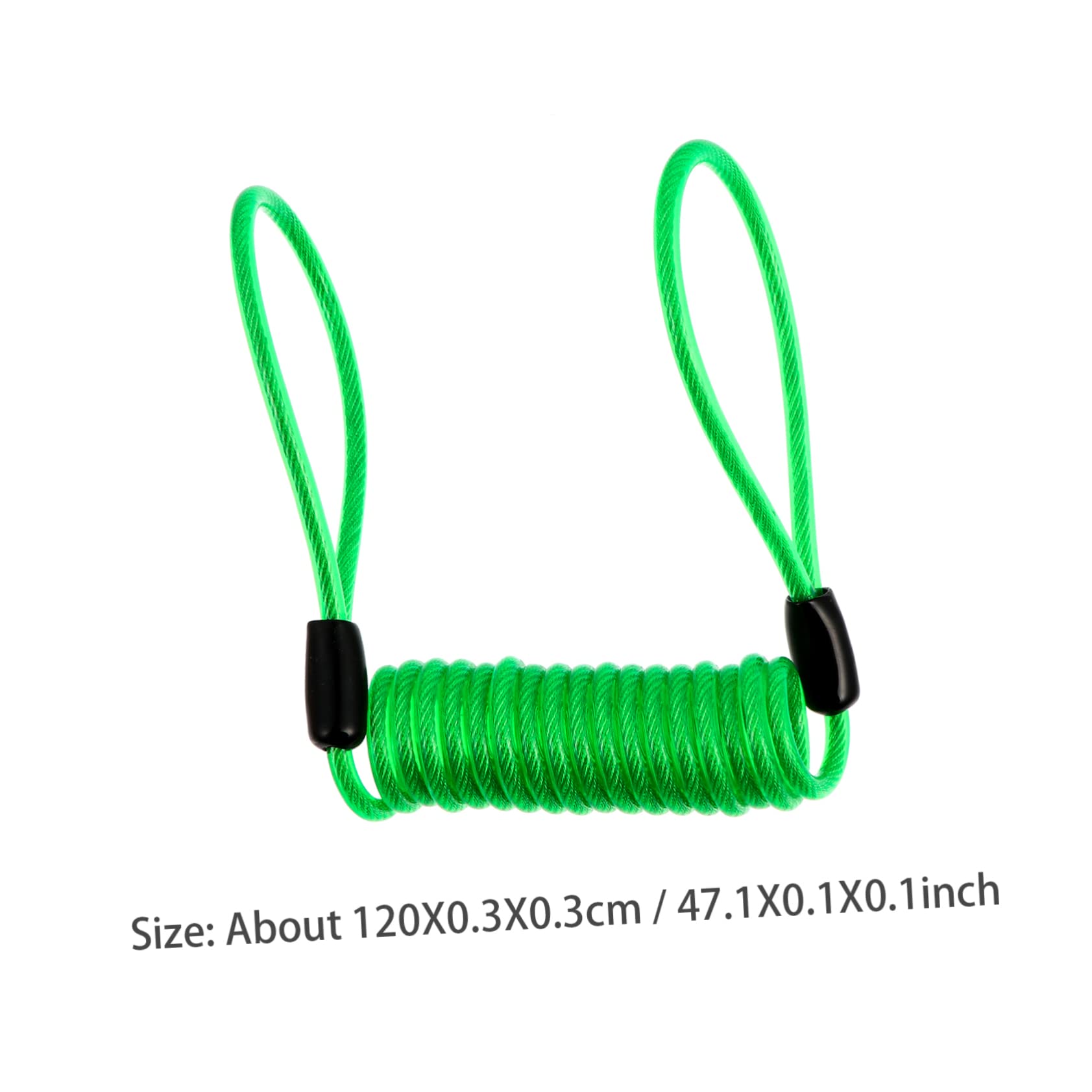 Happyyami 1set Durable Security Lock Wire for Motorcycle Disc Brake Theft Reminder Cable Tough and Construction Suitable for Bikes and Scooters Easy to Use Random Color 3pcs