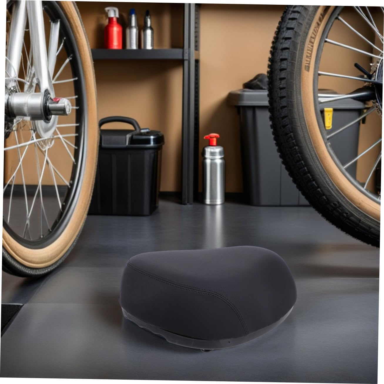 TOYANDONA Cuscino Sedile per Bicicletta Elettrica Morbido e Ammortizzante Coprisella Ergonomico per Mountain Bike Strada e Triciclo Protezione Antishock e Comfort Prolungato