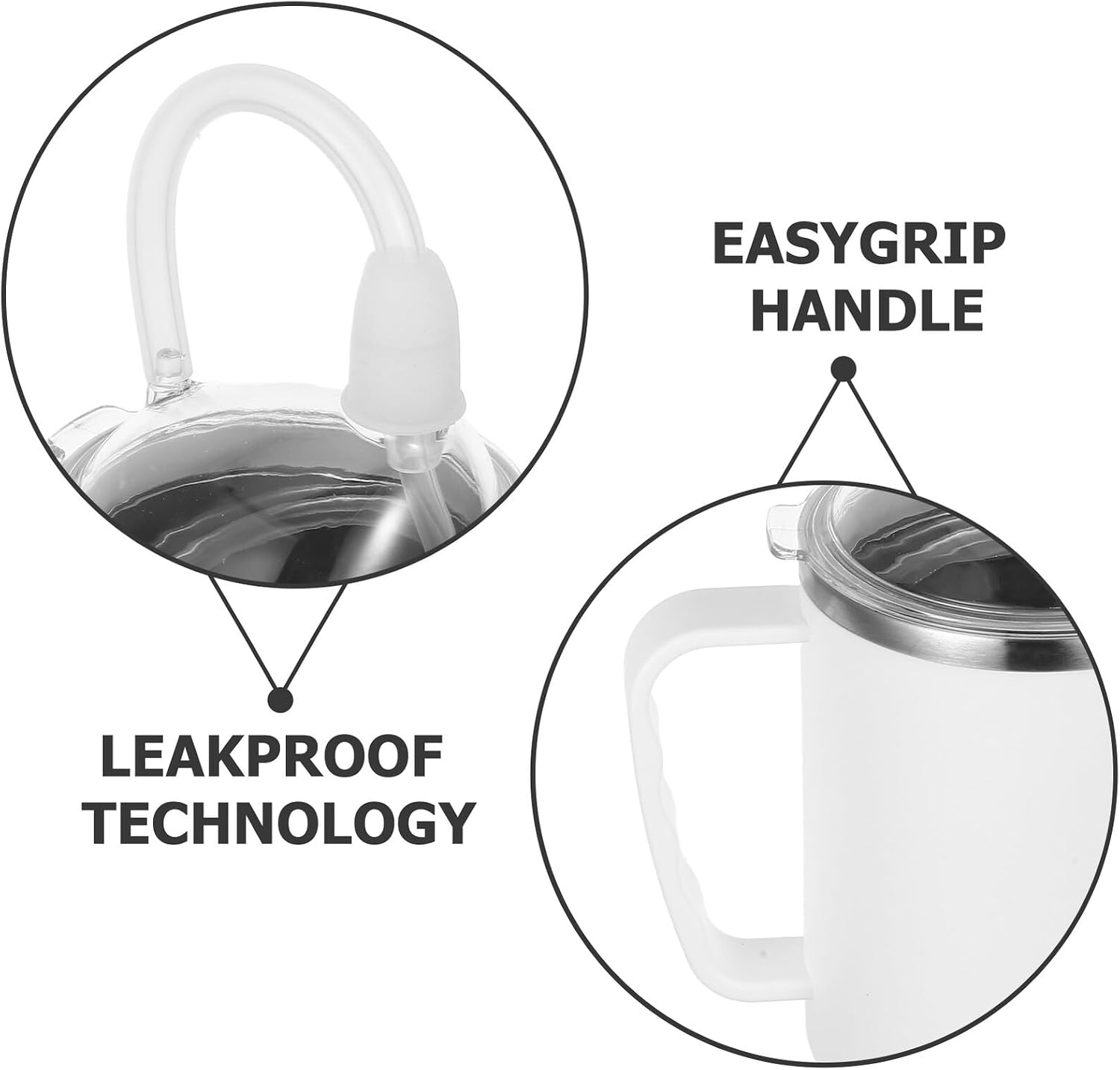 Adult Feeding Cup with Handle 500ml – Leak-proof, Choking-proof Nursing Sippy Cup for Elderly and Disabled Patients, Anti-spill Design for Assisted Drinking