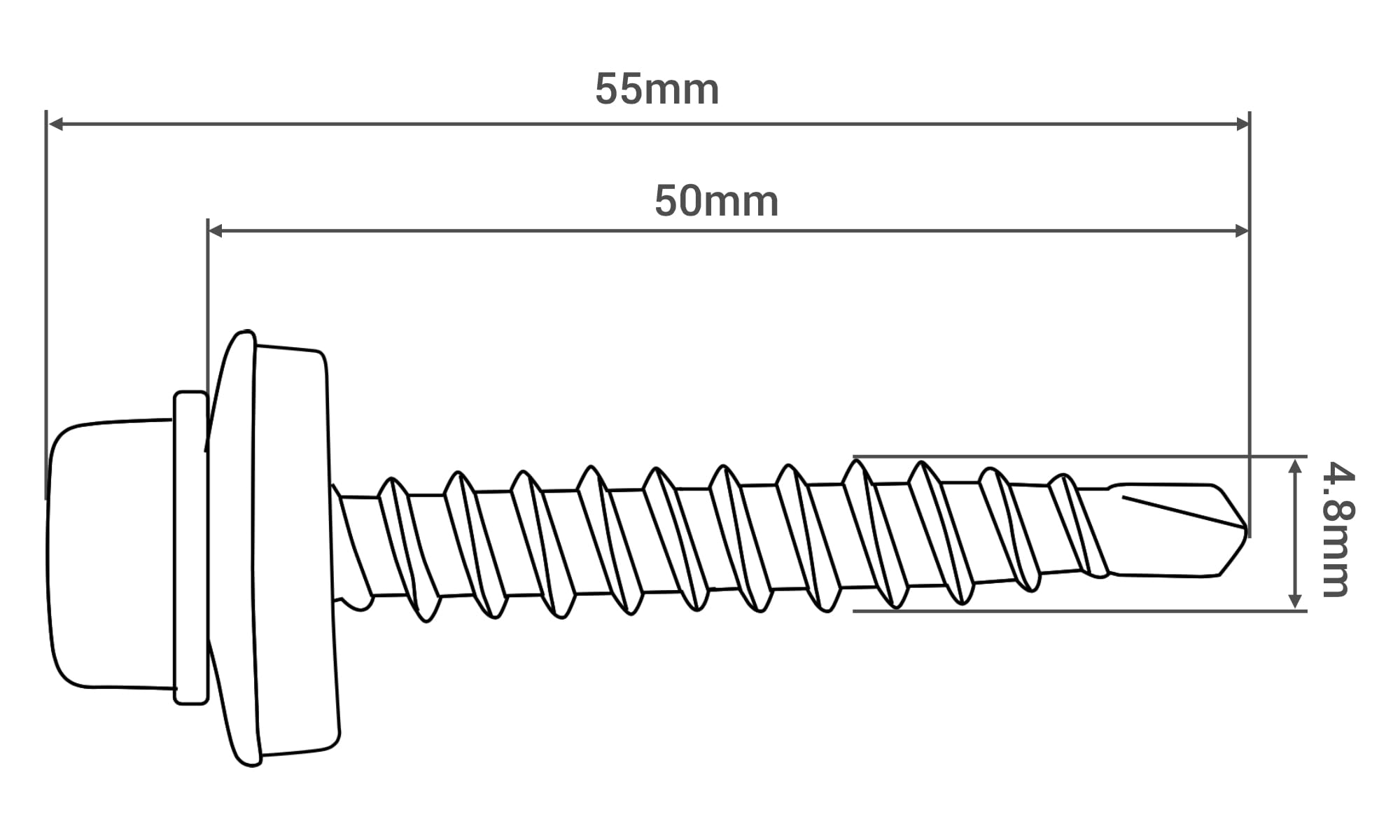 Dadi, Rondelle, Borchie E Copridadi: Tappi Di Protezione In Plastica Con Testa Esagonale Grigio