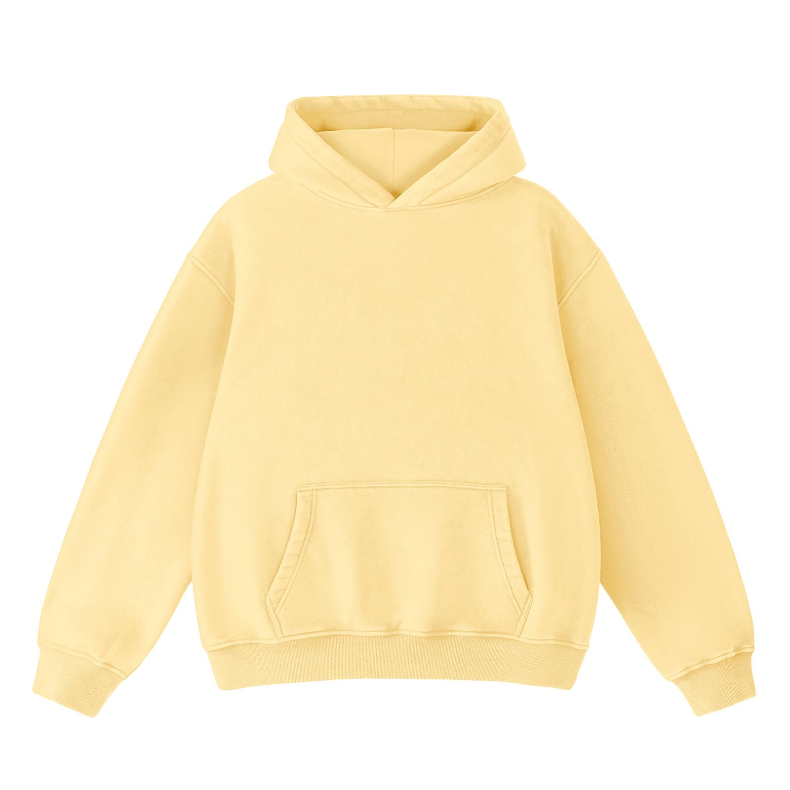 Dnzzs Acid Wash Hoodie for Women Pullover Oversized Vintage Heavyweight