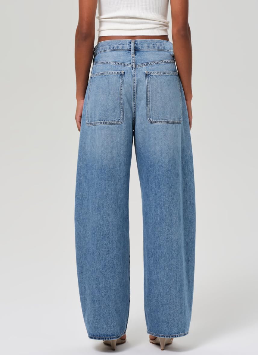 Women's Wide Loose Straight Leg Jeans Trendy High Waisted Jeans for Women Baggy Denim Pants with Pockets - Image 3