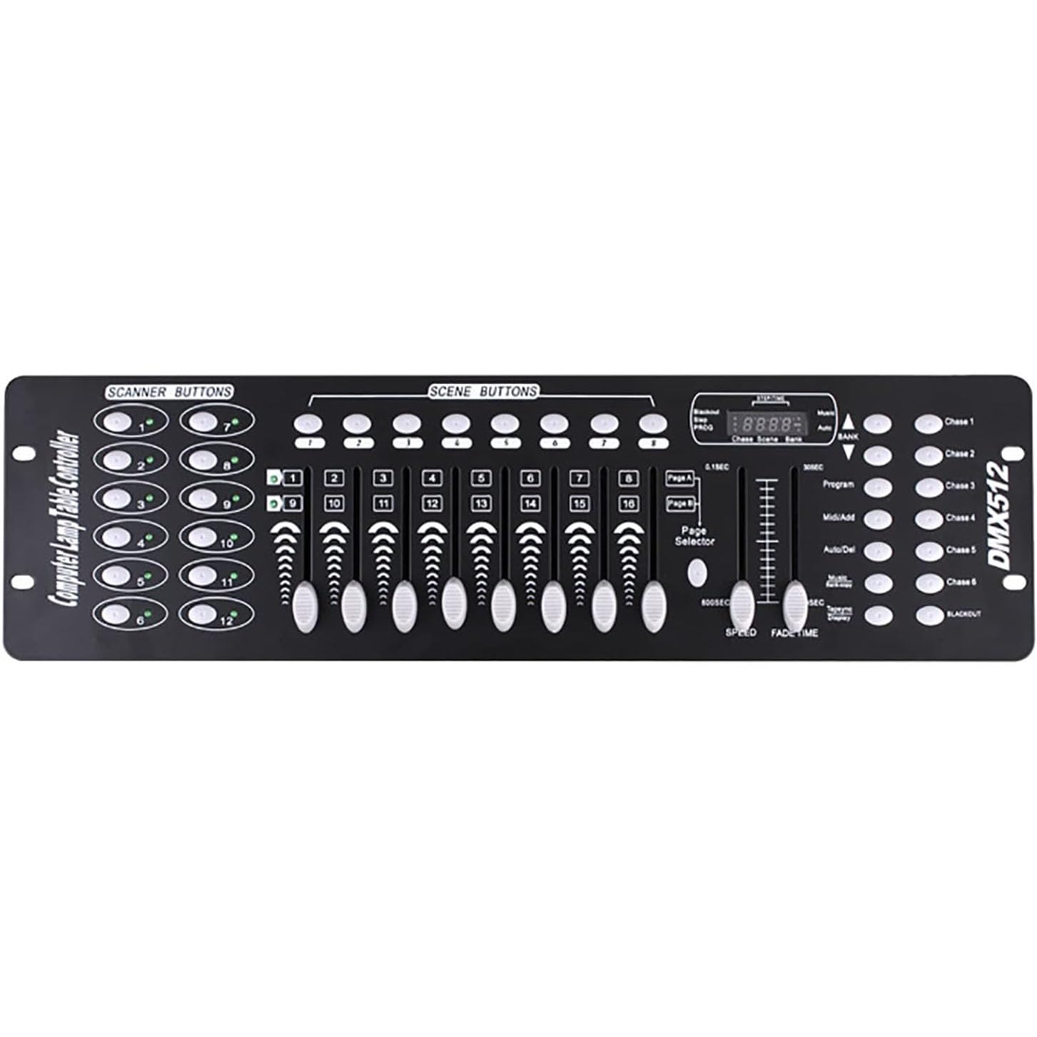 COYEUX Console Controller DMX512, Console luci da palco per Discoteca DJ, luci Multiple Facili da Controllare allo Stesso Tempo, per Matrimoni Professionali in Club da palco DJ Bar