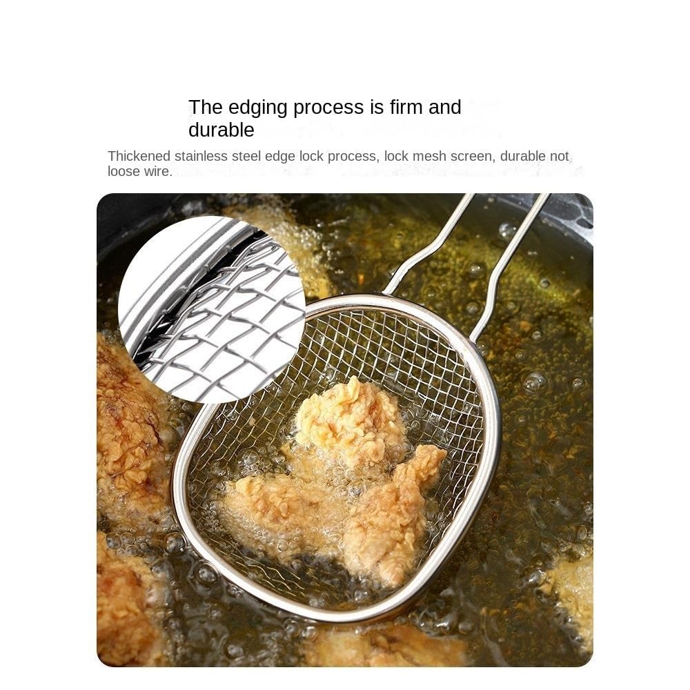 Koszyki Do Smażenia Sitko ze stali nierdzewnej do smażenia w kuchni Koszyków Na Frytki(Fine)