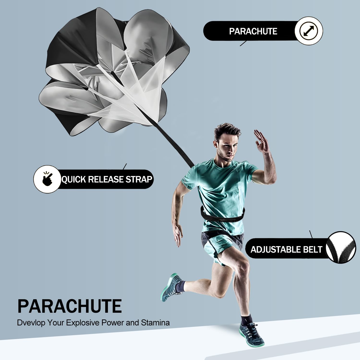 21Pcs Échelle de Rythme Entrainement Football Foot Accessoires Kit d'entraînement de Football Accessoires d'entraînement