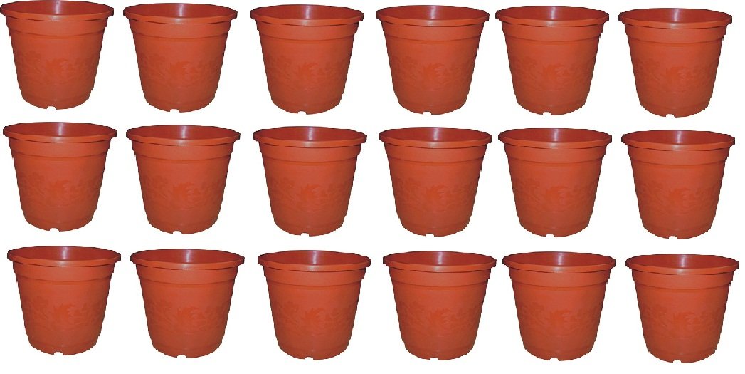 SPHINX Plastic Small Nursery Pots Planters - (Height/Depth - 15 cms/ 6 Inches) (18)