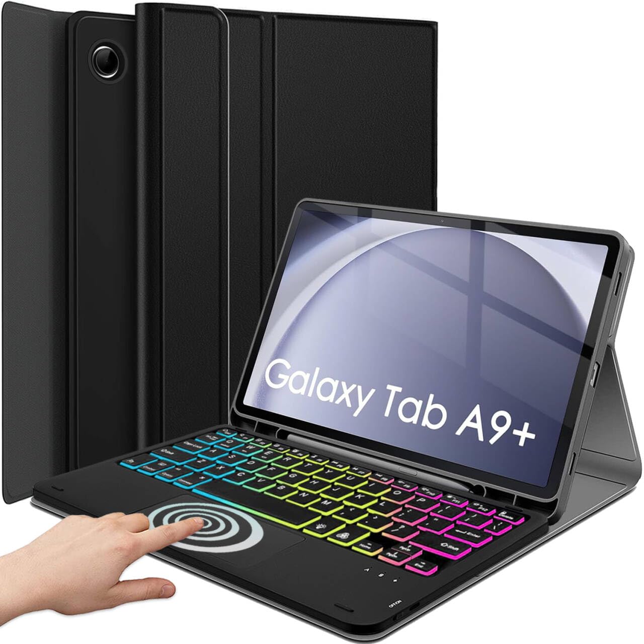 Amazon.com: DKAHOEE Backlit Touchpad Keyboard Case for Samsung