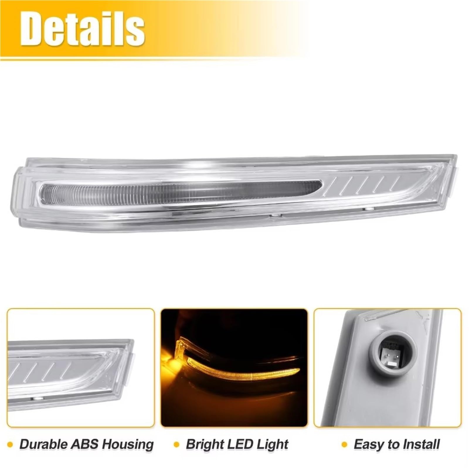 intermitente automóvil Para Hyundai Para Santa Para Fe XL Para Seat 2013 2014-2018 87613B-8000 Luz LED Para Intermitente Espejo Retrovisor Coche luz direccional